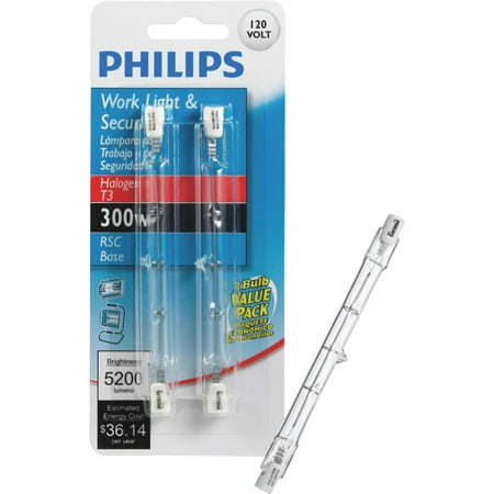Chevrolet Halogen Bulb - Philips T3 120V Double Ended Halogen Light Bulb