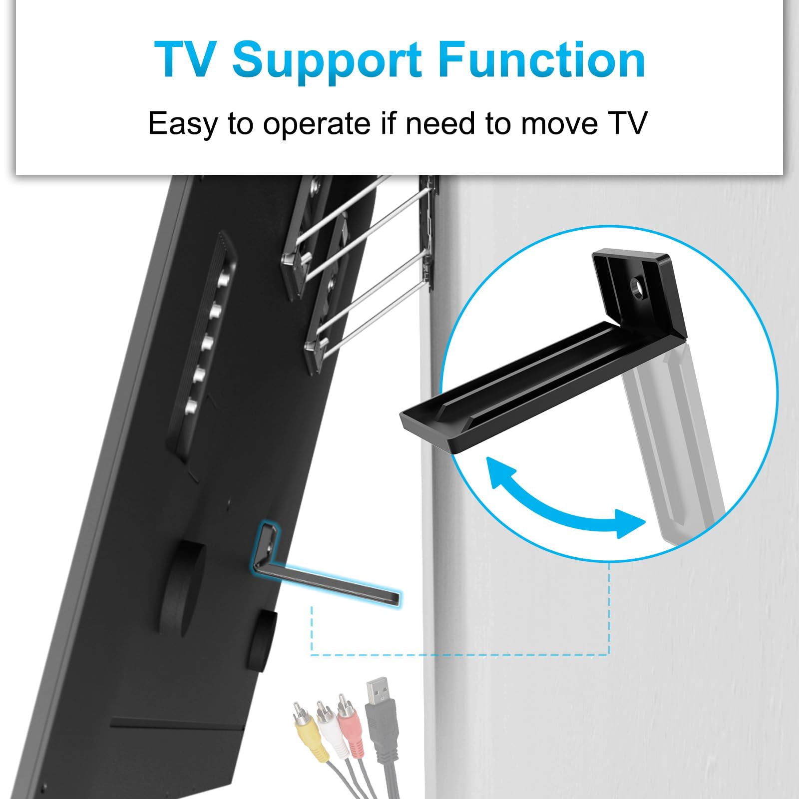 PUTORSEN Ultra Slim TV Wall Mount for 37 to 80 inch Flat TV & Frame TV, Max 165 lbs, 0.37'' Low Profile TV Wall Mount, VESA 200 x 200-600 x 400 mm