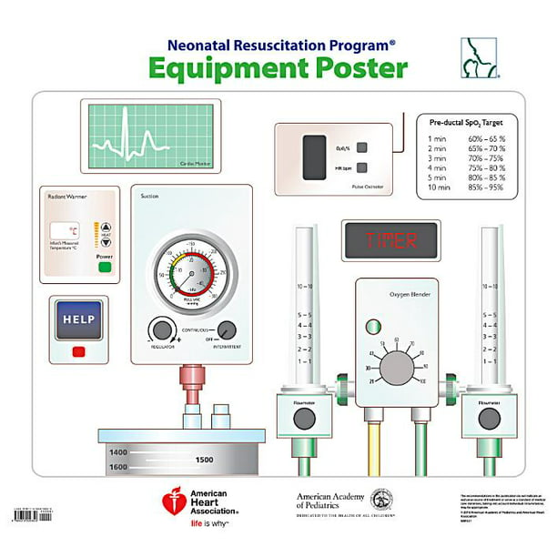 Neonatal Resuscitation Program Equipment Poster