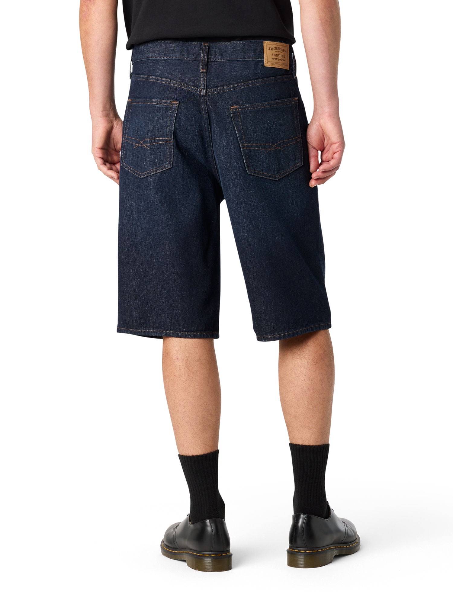 Levi Strauss Signature™ Men's and Big and Tall Loose Denim Shorts, 12" Inseam
