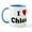 White/Blue Inside, variant on CafePress - I Love Chicago Mug - 11 oz Ceramic Mug - Novelty Coffee Tea Cup