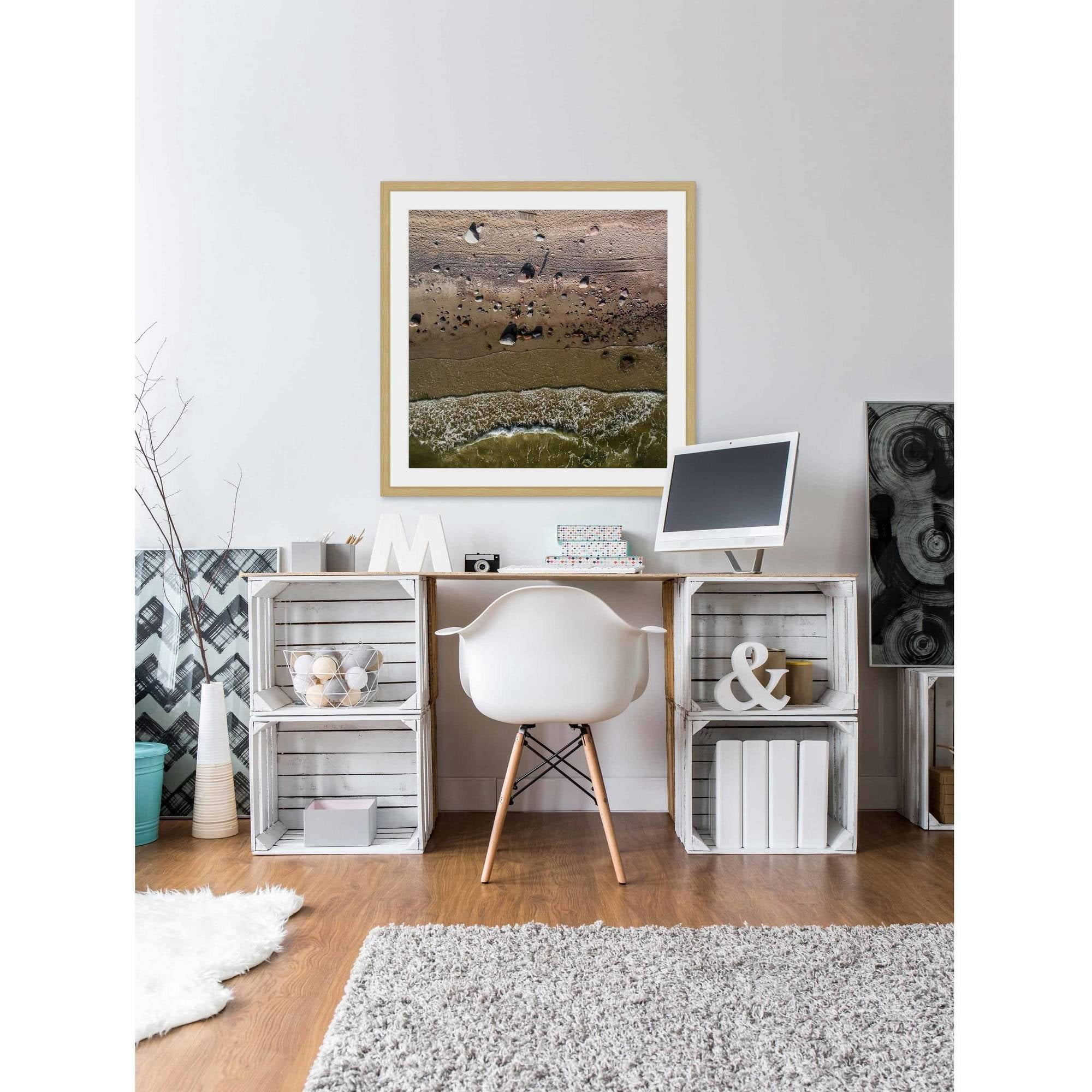 Marmont Hill "The Tide" by Karolis Janulis Framed Painting Print