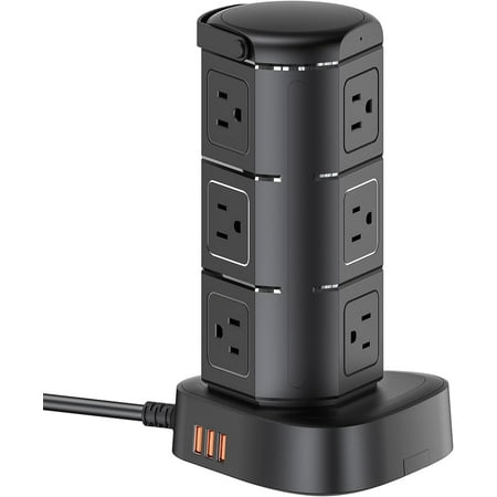 Power Strip Tower Waterproof - Surge Protector, Electric Shockproof, Overload Protection, etc. 9 Outlets Extension Cord with USB Ports, Dorm Room Home Office Essentials, FCC UL Listed SALE Today! Power Strip Tower Waterproof - Surge Protector, Electric Shockproof, Overload Protection, Etc. 9 Outlets Extension Cord With Usb Ports, Dorm Room Home Office Essentials, Fcc Ul Listed