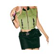 thumbnail image 3 of Sunloudy - Chaleco informal sin mangas para mujer, a la moda, con hebilla de color sólido, bolsillo, ombligo expuesto Sunloudy S M L XL, 3 of 7