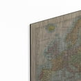 thumbnail image 2 of Luxe Metal Art 'Map of Europe' by Wild Apple Portfolio, Metal Wall Art, 16"x12", 2 of 9