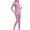 Purple, variant on Htigea Thermal Underwear for Women Long Johns Set Fall Winter Crew Neck Shirts & Bottoms Base Layer 2 Pack Pink M