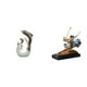 thumbnail image 1 of escultura blanca plateada,Estatua de delfín de cerámica,escultura blanca plateada,decoración abstracta,arte moderno,mueble decorativo,estatua de bailarina de ballet,Estatua de bailarina de, 1 of 8