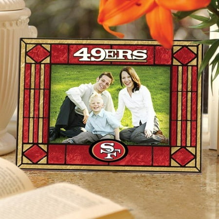 San Francisco 49ers Cardinal Art-Glass Horizontal Picture (Best Places To Take Photos In San Francisco)