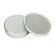 thumbnail image 5 of 2 tapas traseras metálicas plateadas y negras para lentes de cámara con montura de rosca M39 de 39 mm., 5 of 5