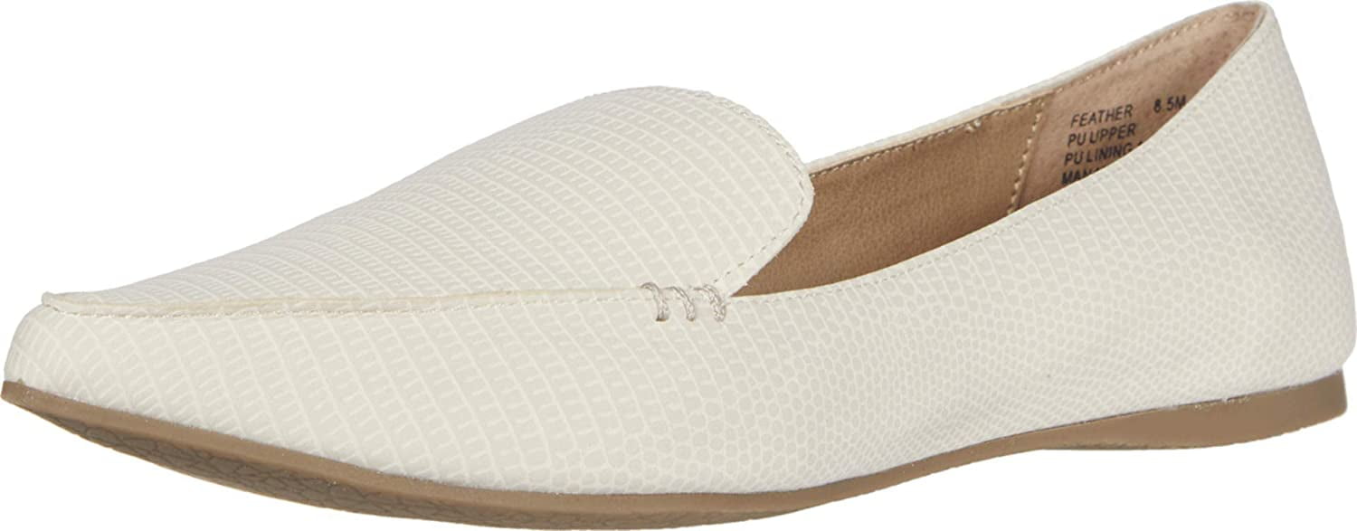 steve madden feather loafer flat