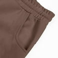thumbnail image 6 of Men's Casual Tapered Sweatpants Elastic Waist Drawstring Joggers Athletic Hiking Outdoor Lounge Pants with Pockets, 6 of 7