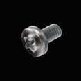 thumbnail image 5 of Uxcell M4x8mm Plastic Phillips Bolts PC Pan Head Machine Screws Transparent 100 Pack, 5 of 5