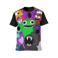 thumbnail image 3 of Garten of Banban Tee Men's Short Sleeve Printed T-Shirt Casual Wear Round Neck Trendy Shirts Versatile Outfit Top 2XL, 3 of 5