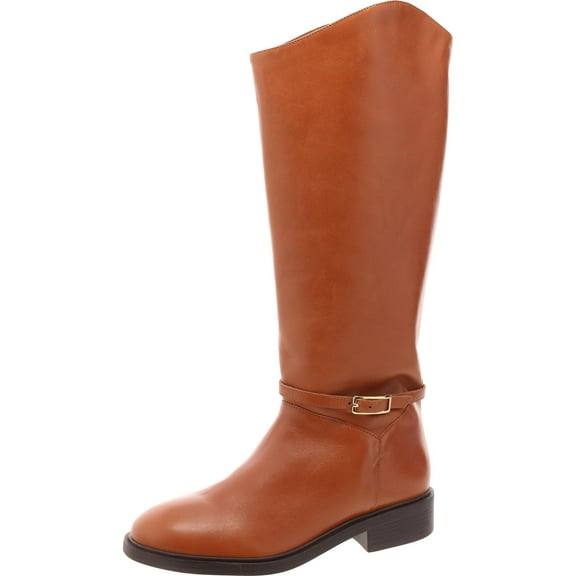 Arezzo Womens Bota Salto Baixo Pull On Round Toe Knee-High Boots