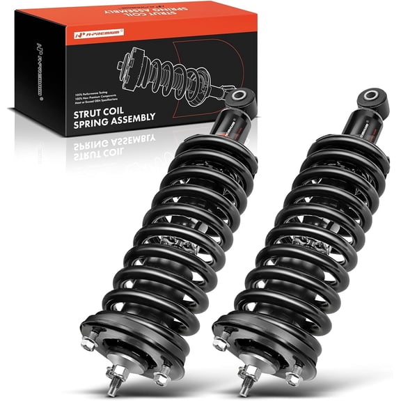 A-Premium Front Strut Assembly Compatible with [4WD] Nissan Frontier 2005-2021 & Suzuki Equator 2009-2012 - 2x Replacement Suspension Complete Strut Shock Absorber with Coil Spring