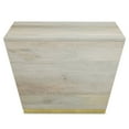 thumbnail image 6 of Abba 28 inch Wide Solid Mango Wood Modern Square Coffee Table in White Wash, Fully Assembled, 6 of 9