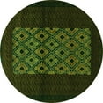 thumbnail image 1 of Ahgly Company Indoor Round Persian Green Traditional Area Rugs, 7' Round, 1 of 1
