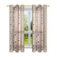 thumbnail image 7 of Yayeee Window Curtains Light Filtering 63"x42" Grommet Panel Pair Home Living Room Decor, Brown Abstract Dots, 7 of 7