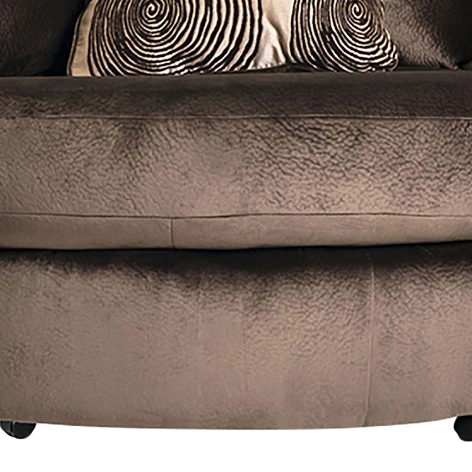 Furniture of America Transitional Fabric Hendricks Accent Chair, Brown