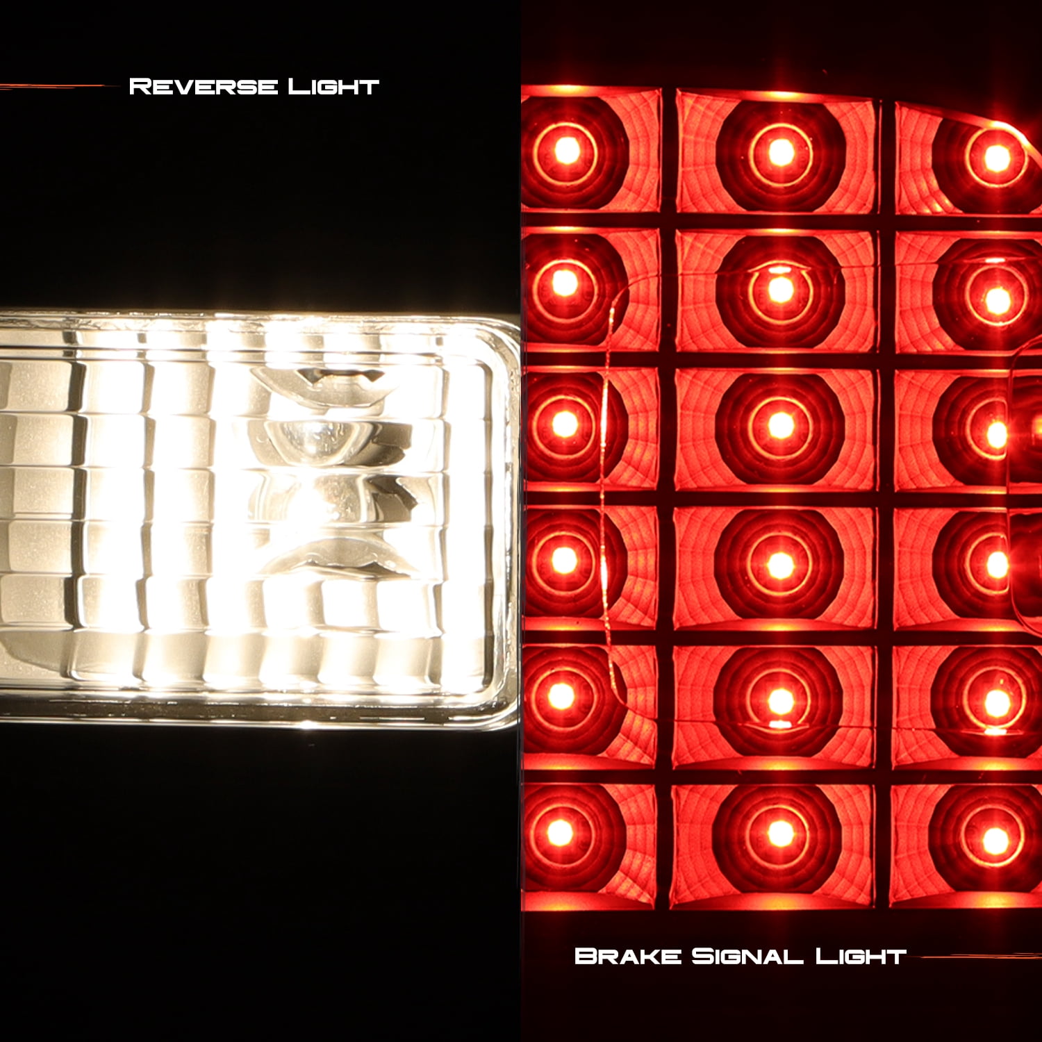 AKKON - For 2014 2015-2018 Chevy Silverado | GMC Sierra LH & RH Black Replacement LED Tail Lights Tail Lamps Pair Set