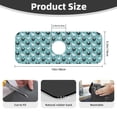 thumbnail image 2 of Sikiie Lovely Roosters Splash Guard for Sink Faucet-1 PC Super Absorbent Fast Drying Mat Sink Gadgets-Splash Guard for Kitchen, Sink Mat, 2 of 7