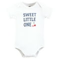 thumbnail image 3 of Hudson Baby Infant Girl Cotton Bodysuits, Sweet Cherry, 12-18 Months, 3 of 5