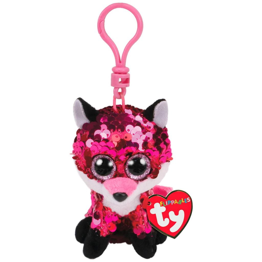Jewel The Flippable Sequin Fox Toy Ty Flippables Collection 9" 23cm 