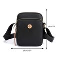 thumbnail image 3 of Bolso de mano para mujer Fashionalbe Nylon Simple Mujer Commuter Bolso (Negro), 3 of 7