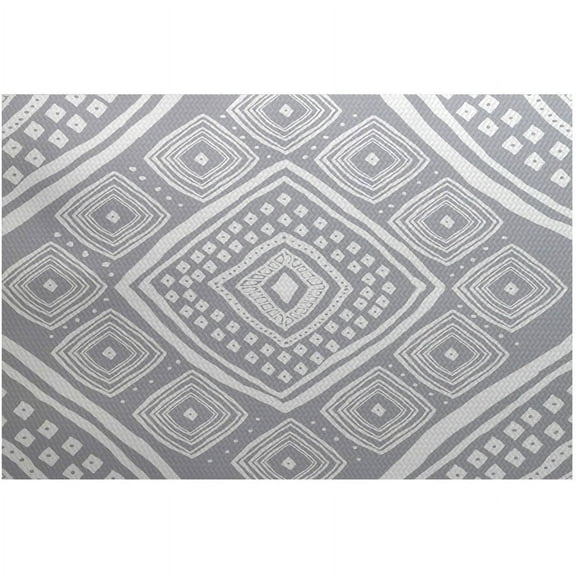 Simply Daisy, Ani, Floral Print Outdoor Pillow