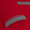thumbnail image 4 of DNG Creations 4 Piece Two Tone Sheet Set - 10 Inch Deep Pocket ( Solid Red/Dark Grey - Olympic Queen ), 4 of 4
