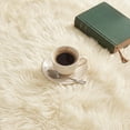 thumbnail image 5 of Pentantan 8ft x 10ft Shag Area Rugs, Fluffy Rug for Living Room Bedroom, Soft Plush Pile Indoor Carpet, Light Yellow, 5 of 7