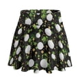 thumbnail image 5 of FUIALDOLG Green Leaf and Golf Womens Pleated Golf Skorts A-Line Tennis Skirt for Women Lady High Waisted Lightweight Athletic Shorts with Pocket Casual Green Leaf Skirt for St Patrick Day,XL, 5 of 8