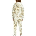 thumbnail image 2 of Uorisanigo Girls Boys Sweatsuit Set Oversized Leaf Print Pullover Hoodies and Athletic Cargo Jogger Sweatpants, Kids Long Sleeve Sweatshirt and Pants Outfits Pack of 2, 2 of 7