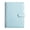 Blue, variant on A5 Polka Dot PU Leather Loose Leaf Binder, Refillable 6-Ring Journal with Magnetic Snap Closure, Card Slots & Pen Loop, for Office, Photo Storage, Cash Budget, Travel, Yellow