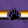 thumbnail image 3 of CafePress - Gay Bear Pride Stripes Bear Paw T Shirt - Men's Classic Graphic Cotton T-Shirt, 3 of 4