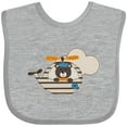 thumbnail image 3 of Inktastic Baby Bear Helicopter Boy Boys Baby Bib, 3 of 4