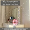 thumbnail image 3 of Disco Ball Diffuser - Essential Oil Aromatherapy Rotating Disco Diffuser, Pink 300mL, 3 of 6
