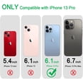 thumbnail image 2 of Compatible with iPhone 13 Pro Case Clear, Transparent Soft Shockproof Protective Slim Thin Bumper Cover Phone Case,Pink, 2 of 15