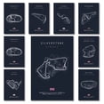 thumbnail image 4 of Cuadro sobre lienzo con circuito internacional de Fórmula 1, arte de pared de F1, póster nórdico, imagen de carrera de deportes de motor estética para decoración del hogar, 4 of 5