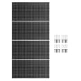 thumbnail image 2 of Black Pegboards Wall Organizer, Efficient Storage Space Saving Metal Pegboard Wall Panels Scratch Proof  for Basement, 2 of 7