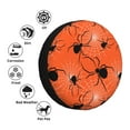 thumbnail image 6 of DouZhe Waterproof Spare Tire Cover, Cartoon Spiderweb Spiders Prints Adjustable Wheel Covers Fit for Jeep Trailer RV SUV Car, 14 inch, 6 of 7