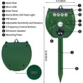 G·PEH Ultrasonic Animal Repellent Outdoor Waterproof Animal Deterrent