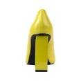 thumbnail image 4 of Ninety Union Pandora Geometric Metal Heel Pump, Lime, 6, 4 of 5