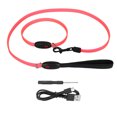 thumbnail image 1 of Chien d'Extérieur LED Colliers avec Laisses Ensemble USB Rechargeable Animaux de Compagnie Marchant Collier StrapRed S, 1 of 1