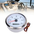 thumbnail image 3 of 110mm Tachometer Gauge with 7 Color Backlight, DC 9-32V 6000RPM Boat Tachometer Hour Meter for Truck Tractor Trailer Car RV, 3 of 7