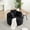 Black, variant on 43-inch round corduroy single sofa, comfortable lounge chair, comes with three pillows, minimalist design, perfect for bedrooms, lounges, game rooms, and living rooms