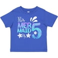 thumbnail image 3 of Inktastic This Mermaid is 5 with Starfish and Scales Boys or Girls Toddler T-Shirt, 3 of 5