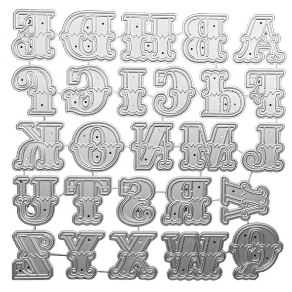 Alphabet Metal Cutting Dies Handmade Crafts Scrapbooking Embossing Supplies for Children Kids Girls Boys