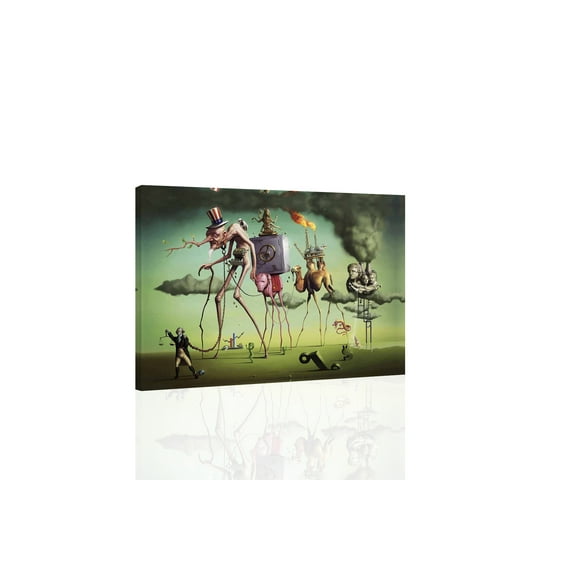Dali American Dream - Canvas OR Print Wall Art