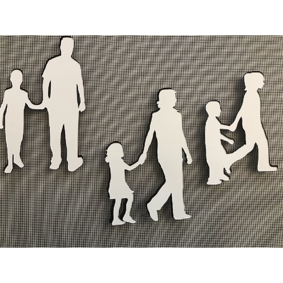 DCentral The Family Flexible Screen Magnet Décor; Double-Sided, for Non-Retractable Screens, Helps to Stop Walking into Screens, Covers Small tears in Screens, Sizes W 9.7" x 5"